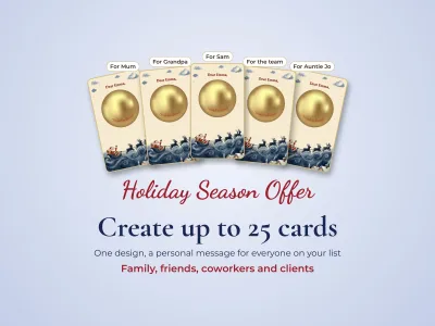 Holiday season offer: create up to 25 Nice List cards